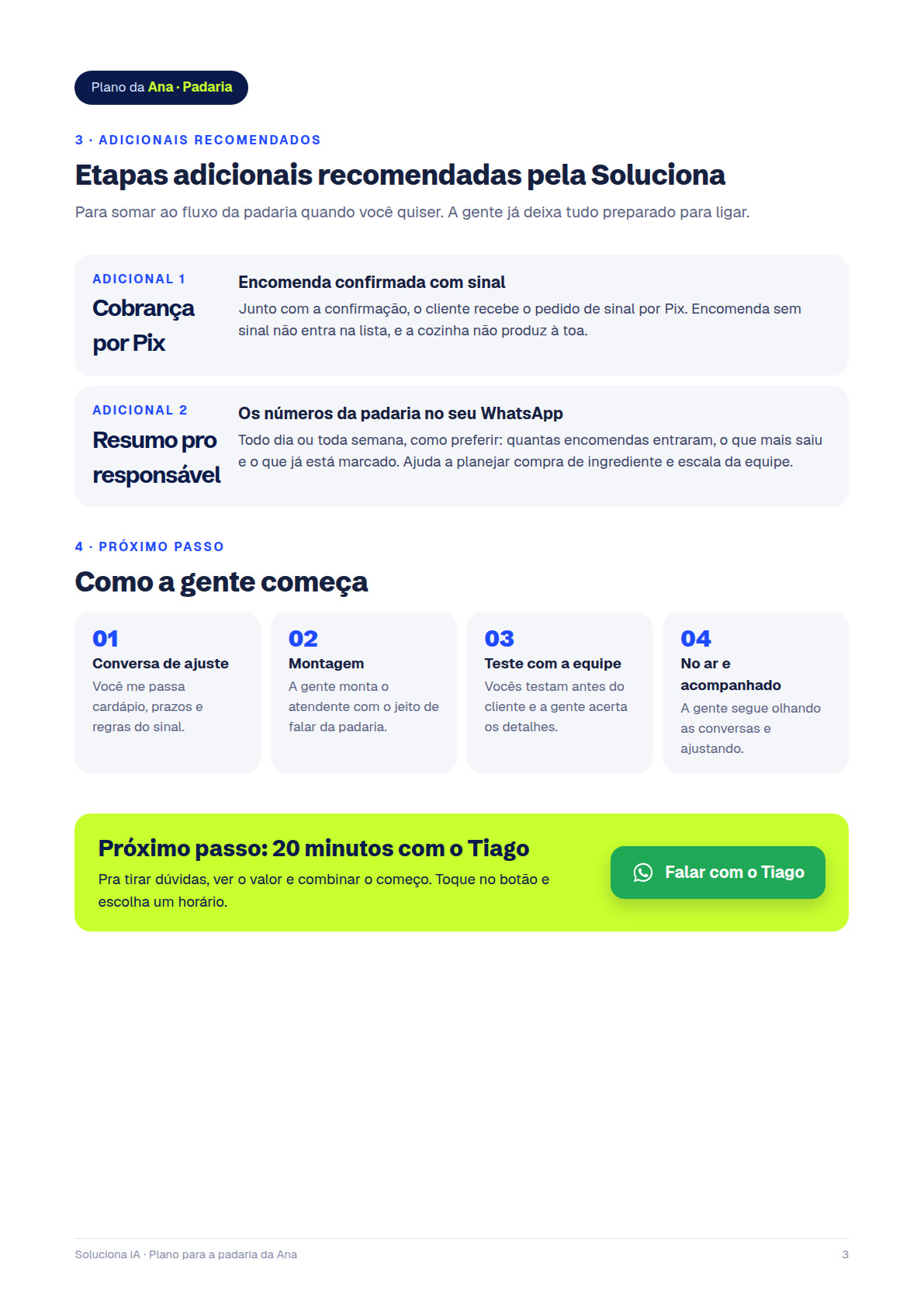 Página 3 do plano de exemplo